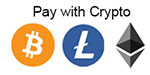 Pay with crypto currency